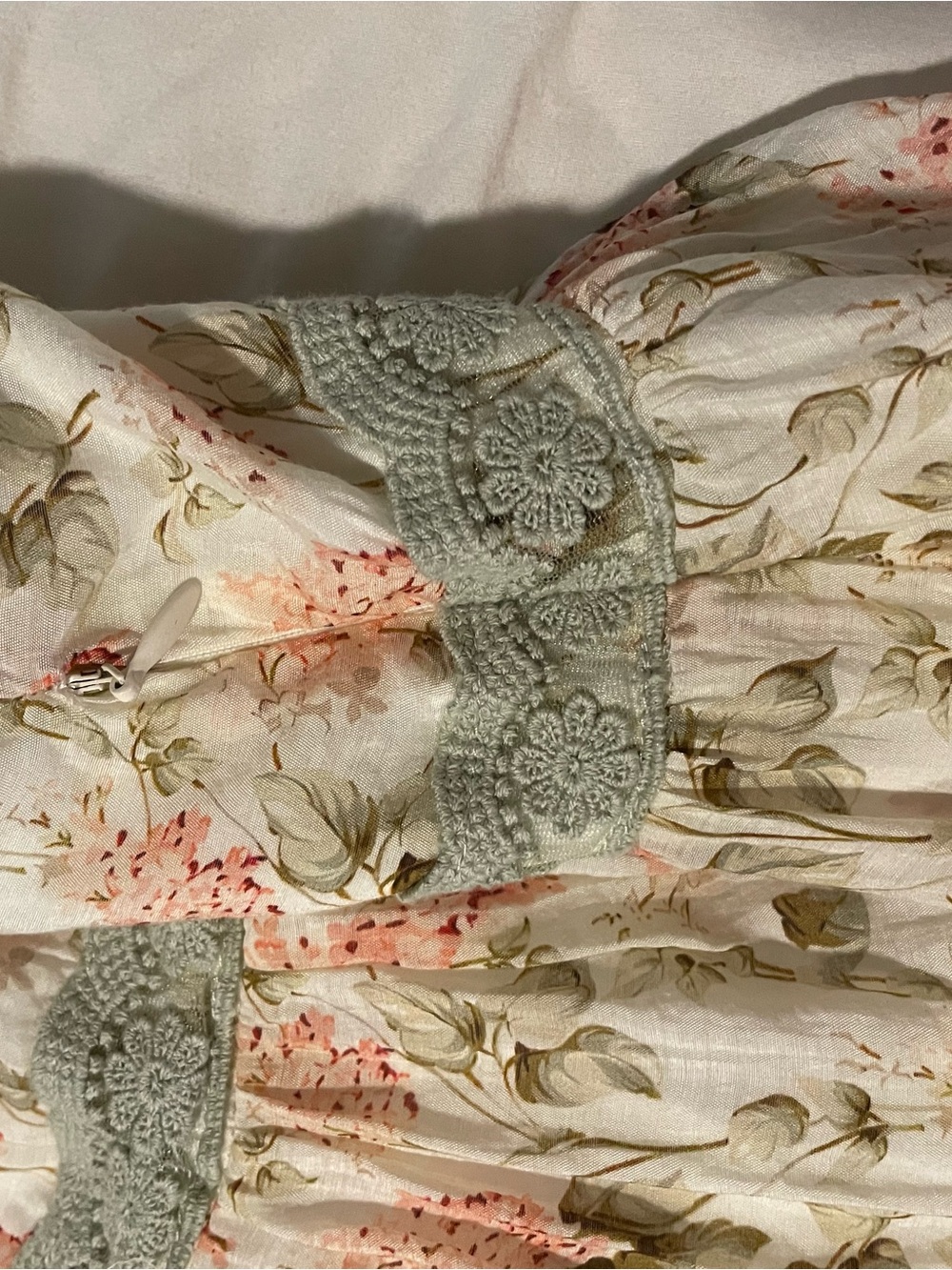 In Loom Floral Ruffle Mini Dress - Picture 5 of 7